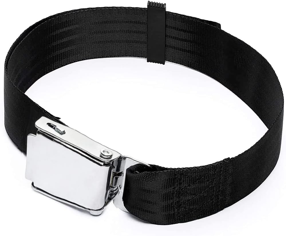 Adjustable 7-31" Airplane Seat Belt Extender - Universal Seat Belt Extender for Airplanes - FITS All Airlines in US except Southwest 1 image number 4