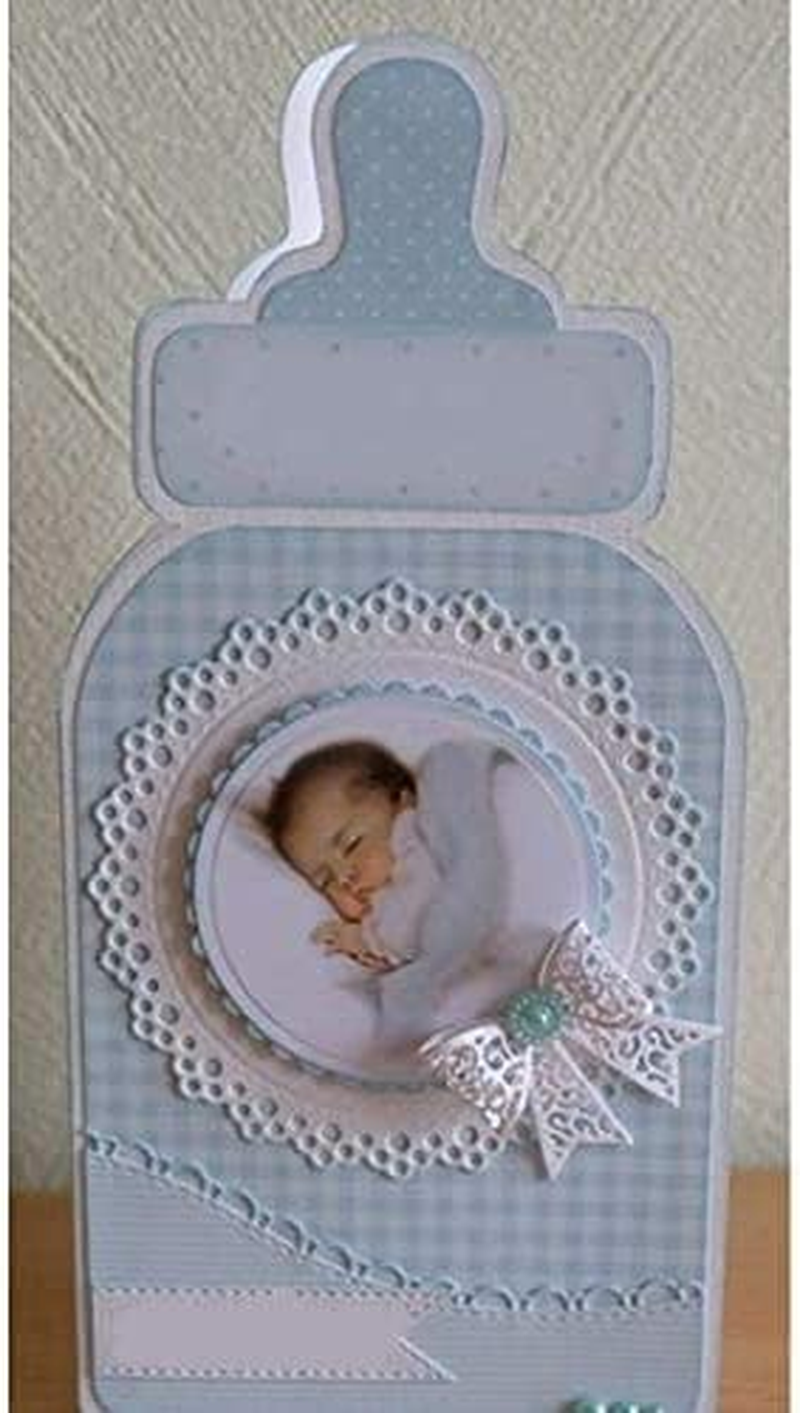 Metal Die Cuts Set Include 4 Different Patterns round Lace Flower Border Cutting Dies Cut Stencils for Scrapbooking Photo Album Decorative Embossing Paper Dies for Card Making Template (Silver) image number 1