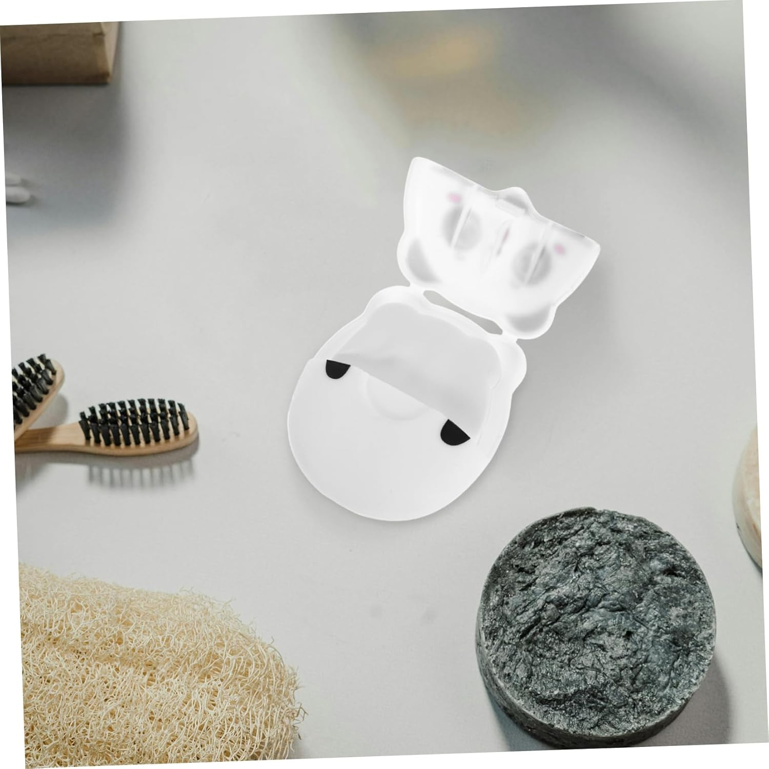 SUPVOX Mini Travel Toiletries Portable Hand Soap Sheets Disposable Soap Paper for Camping Hiking Outdoor Activities Panda Design image number 4