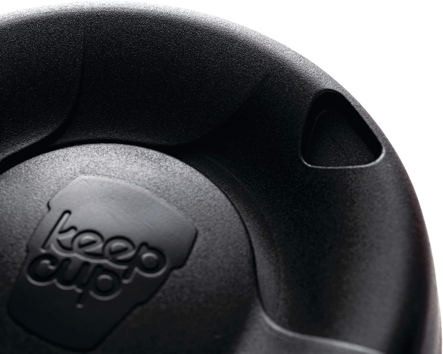 Keepcup Brew, Reusable Coffee Cup - Tempered Glass and Splashproof Sipper, M 12Oz/340Ml - Black image number 2