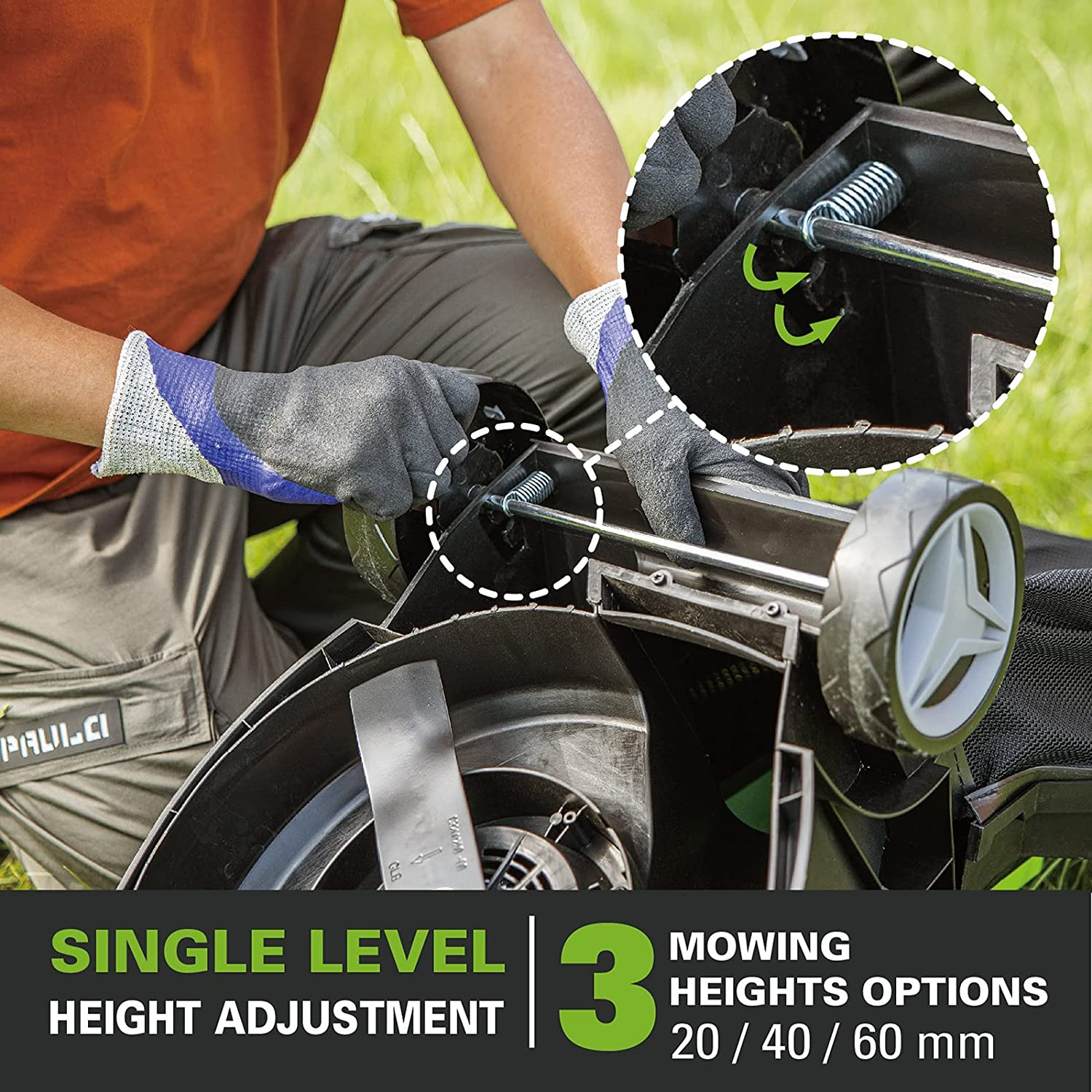 Greenworks 24V Cordless 33Cm Lawn Mower Skin image number 3