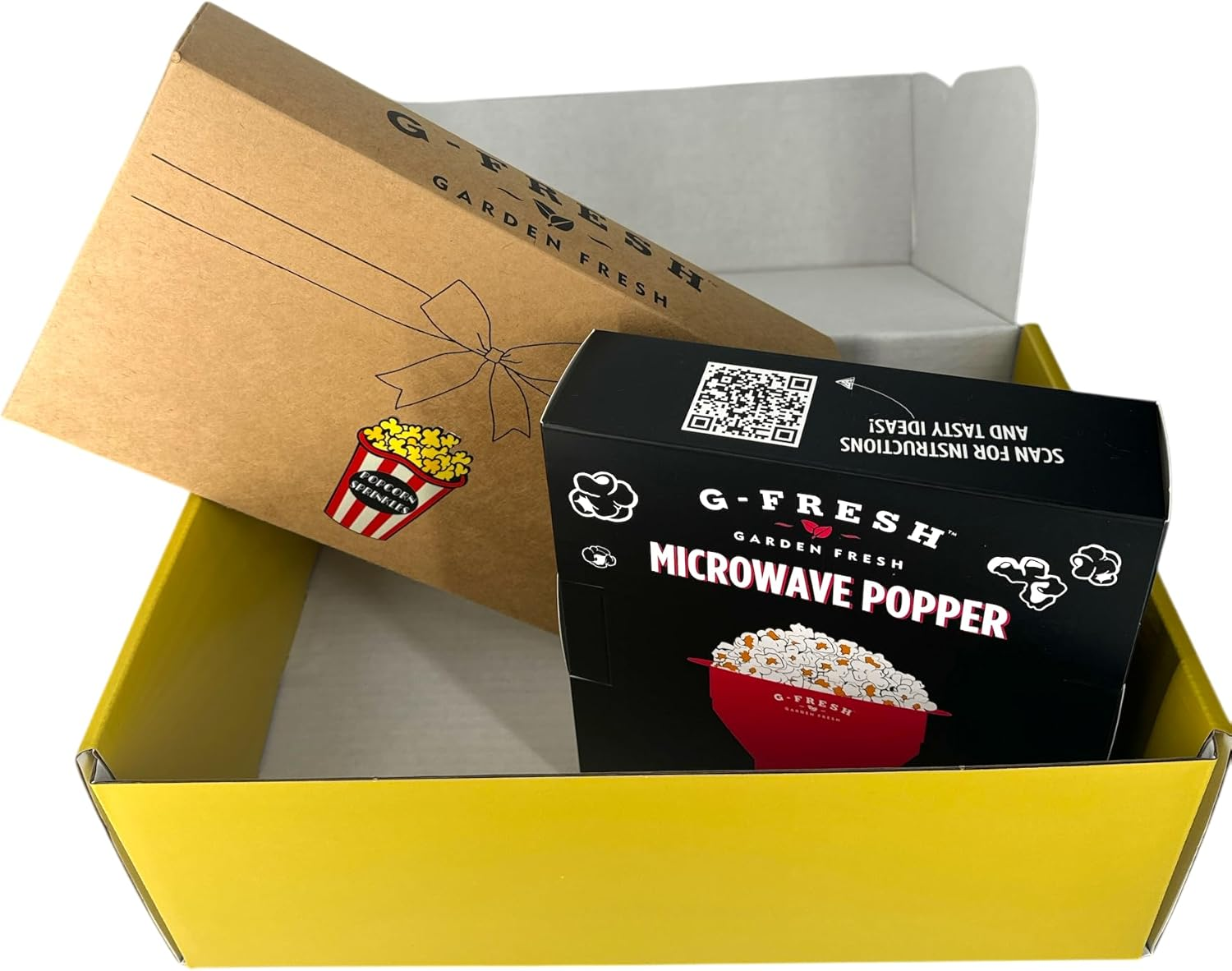 Ultimate Movie Night Value Pack Includes Microwave Popcorn Popper & G-Fresh Popcorn Sprinkle 6 Pack image number 1