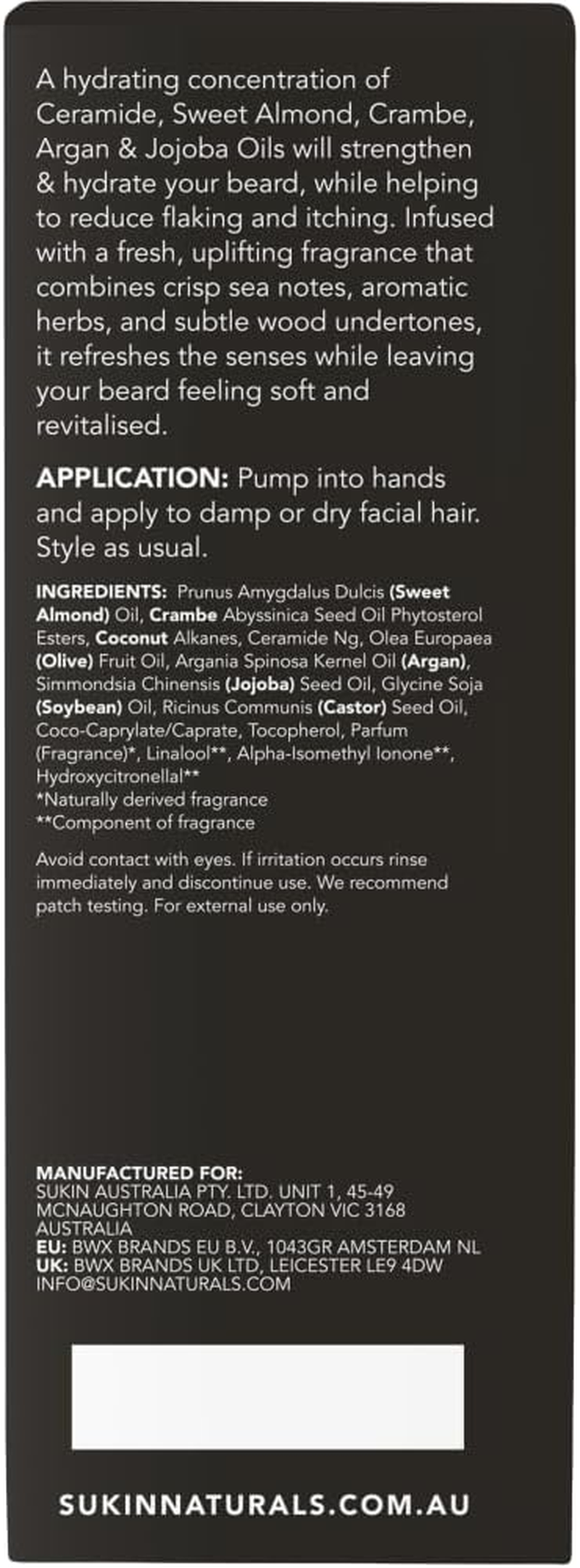 Sukin Men'S Beard Oil 50 Ml image number 1