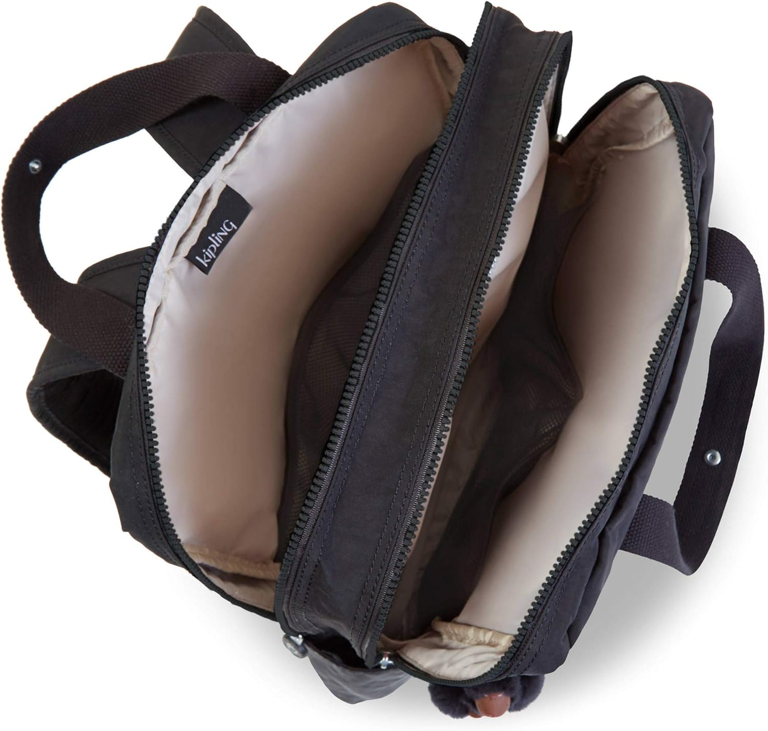Kipling Audrie Backpack Diaper Bag Black Tonal - Black image number 3