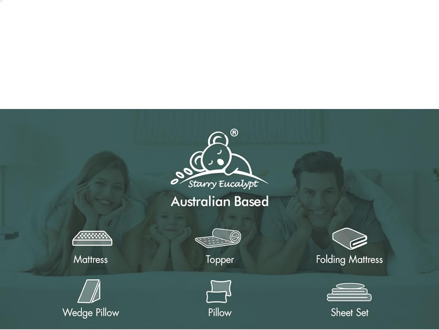 STARRY EUCALYPT Double Size Memory Foam Mattress Topper 10Cm, 7 Zone Design Cool Gel Infused with Removable Cover Beddings Bed Mat Pad image number 1