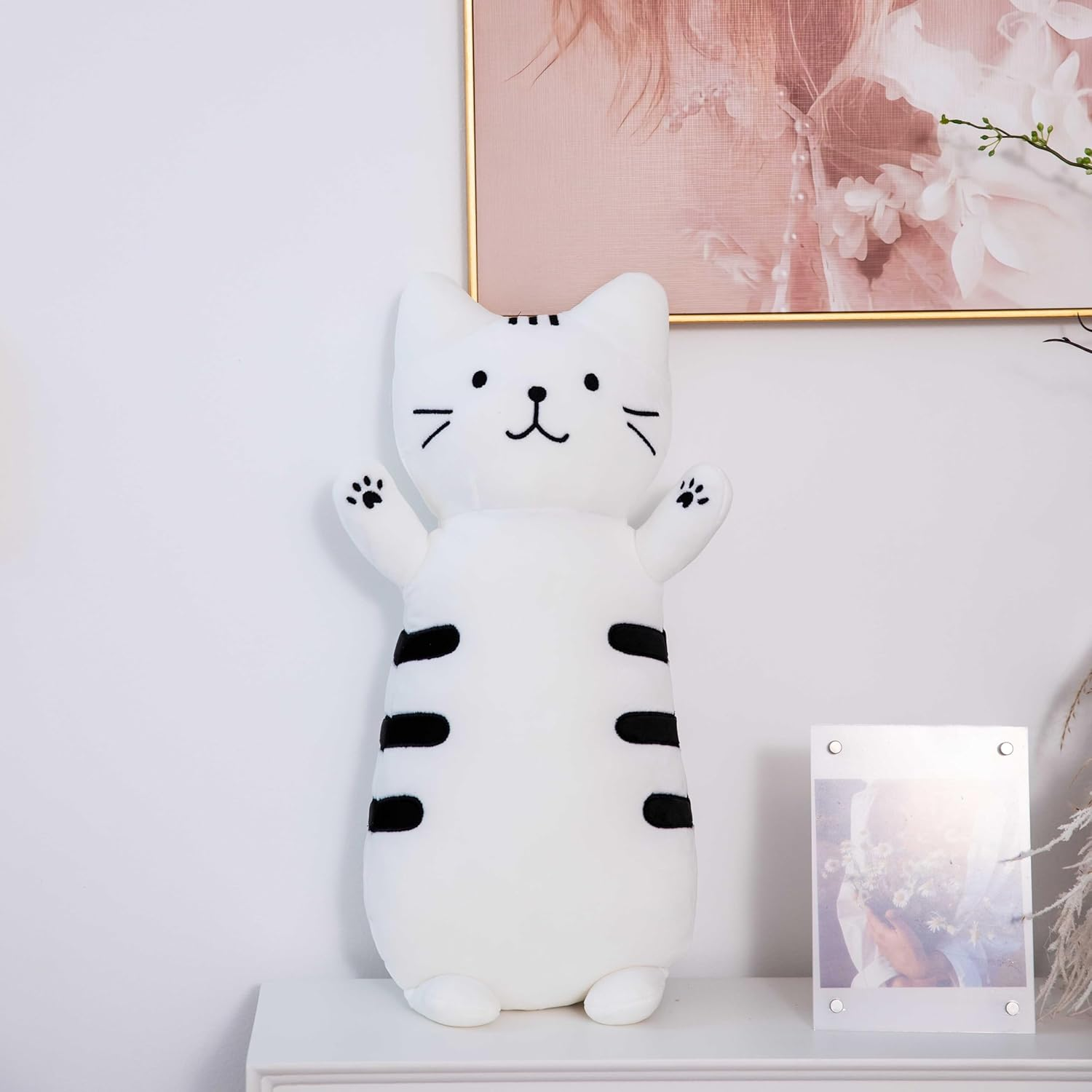 Ballarart CO Cat Plush Toy - Cute Kitten Plush Toy, Cat Stuffed Toy Stuffed Animal, Squishmallow Cat Plushie, Cat Pillow Cat Toys for Kids and Adults (18") image number 1