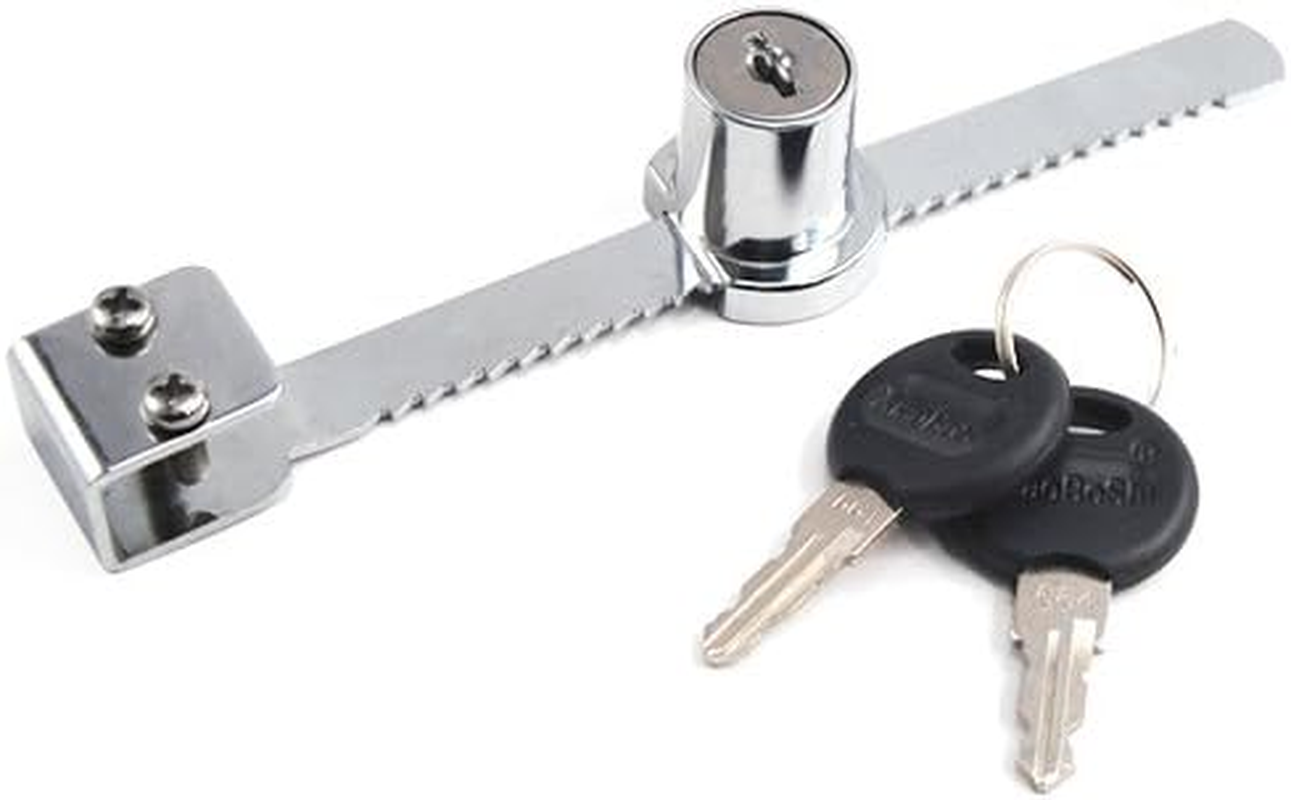 Reptile Vivarium Terrarium Showcase Display Cabinet Sliding Glass Door Lock & Key image number 1