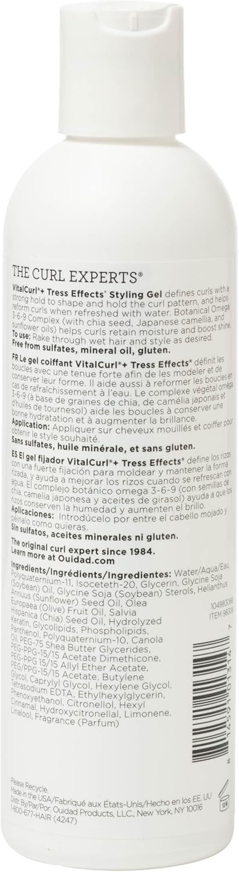 Ouidad Vitalcurl plus Tress Effects Styling Gel, 250 Ml image number 3
