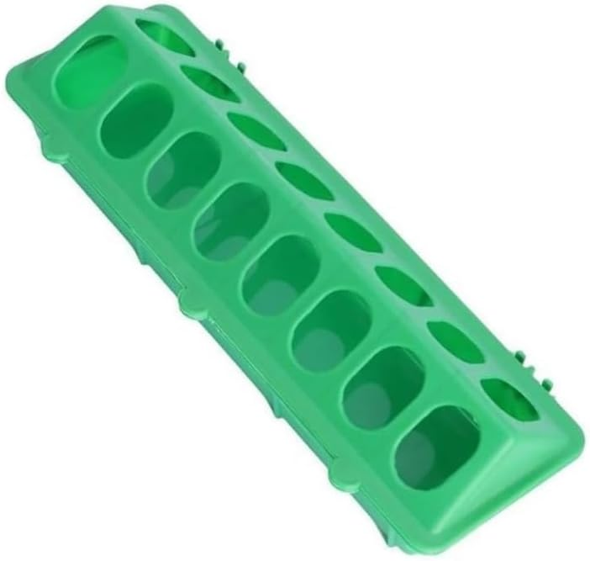 Bird Feeder & Drinker, Chick Feeder Plastic Chicken Feeder No Waste Spill Proof for Birds Small Poultry,Easy-Fill Plastic Dispenser with Hinge Opening, Ideal for Aviary image number 1