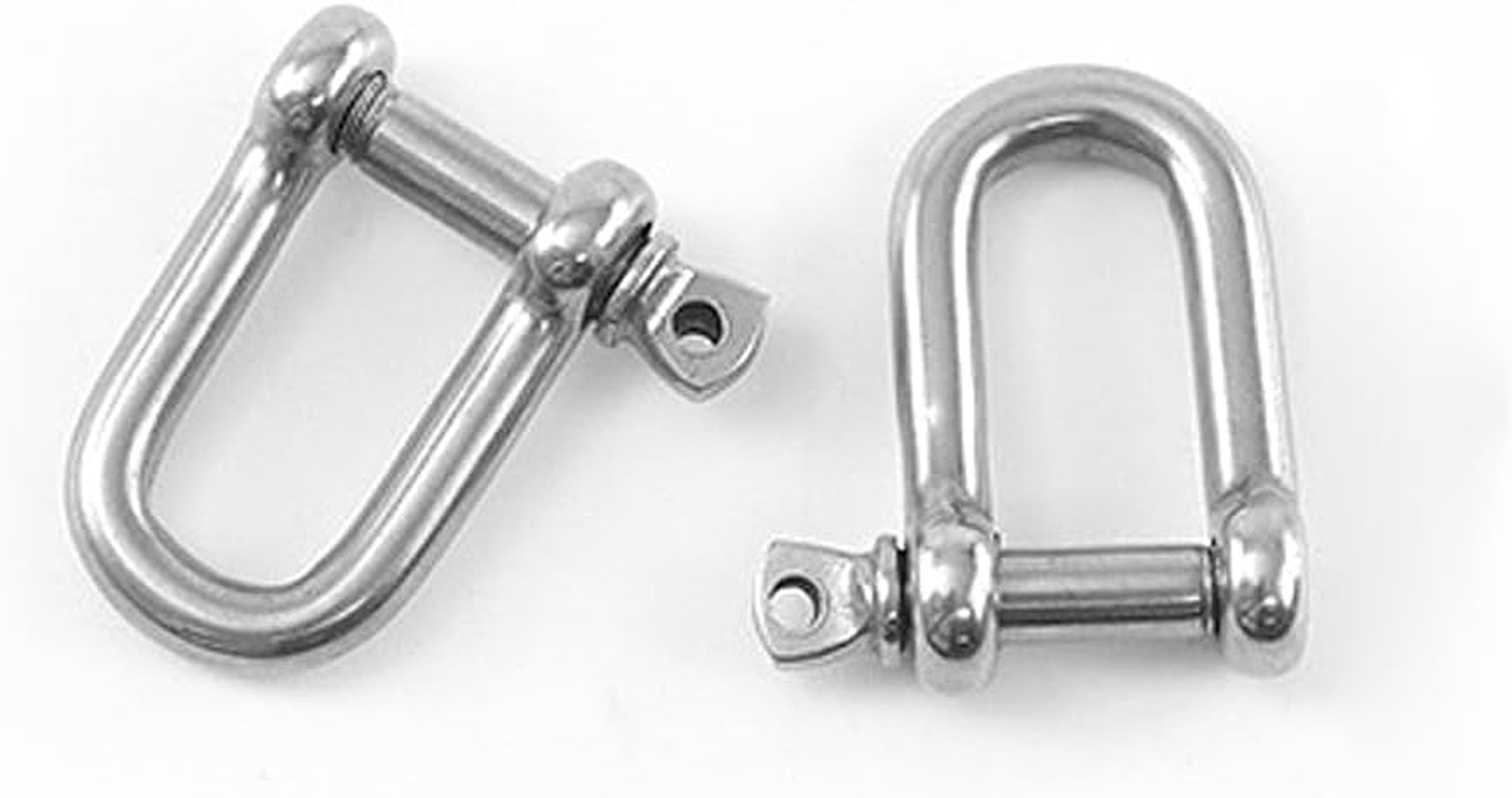 D Dee Shackles Stainless Steel Marine Grade 316-4Mm to 12Mm