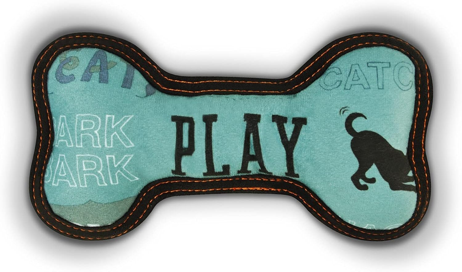 P.L.A.Y. - Eco Bone Dogs Life Plush Toy for Pets - Small - Light Blue