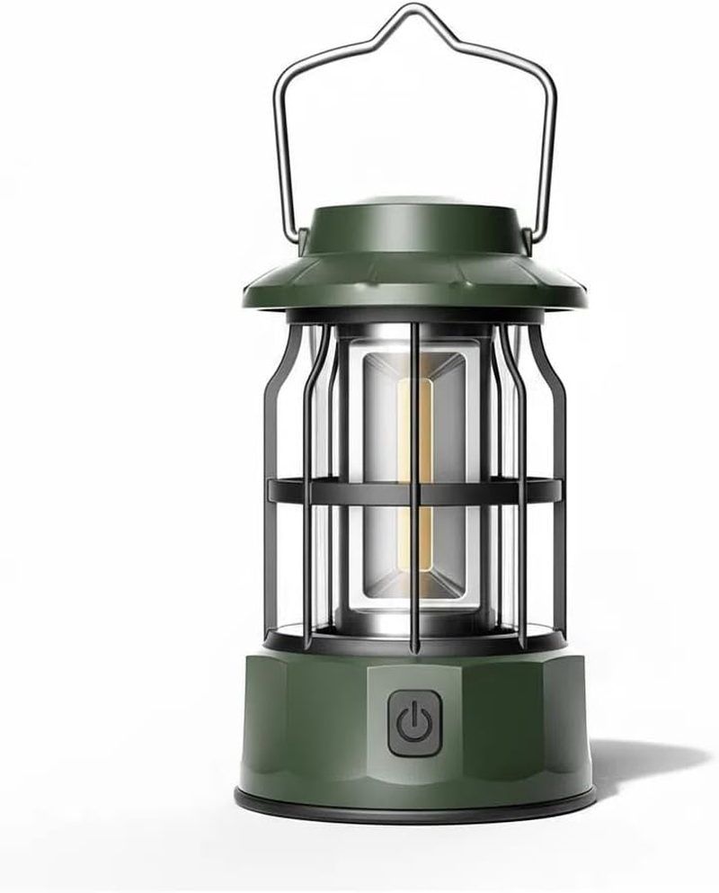 LED Camping Lantern, Battery Operated Portable Lantern, 1200Mah Rechargeable Battery, Waterproof for Outdoor Camping, Emergency Power Outage, Tent Light, Camping Lights & Lanterns image number 3