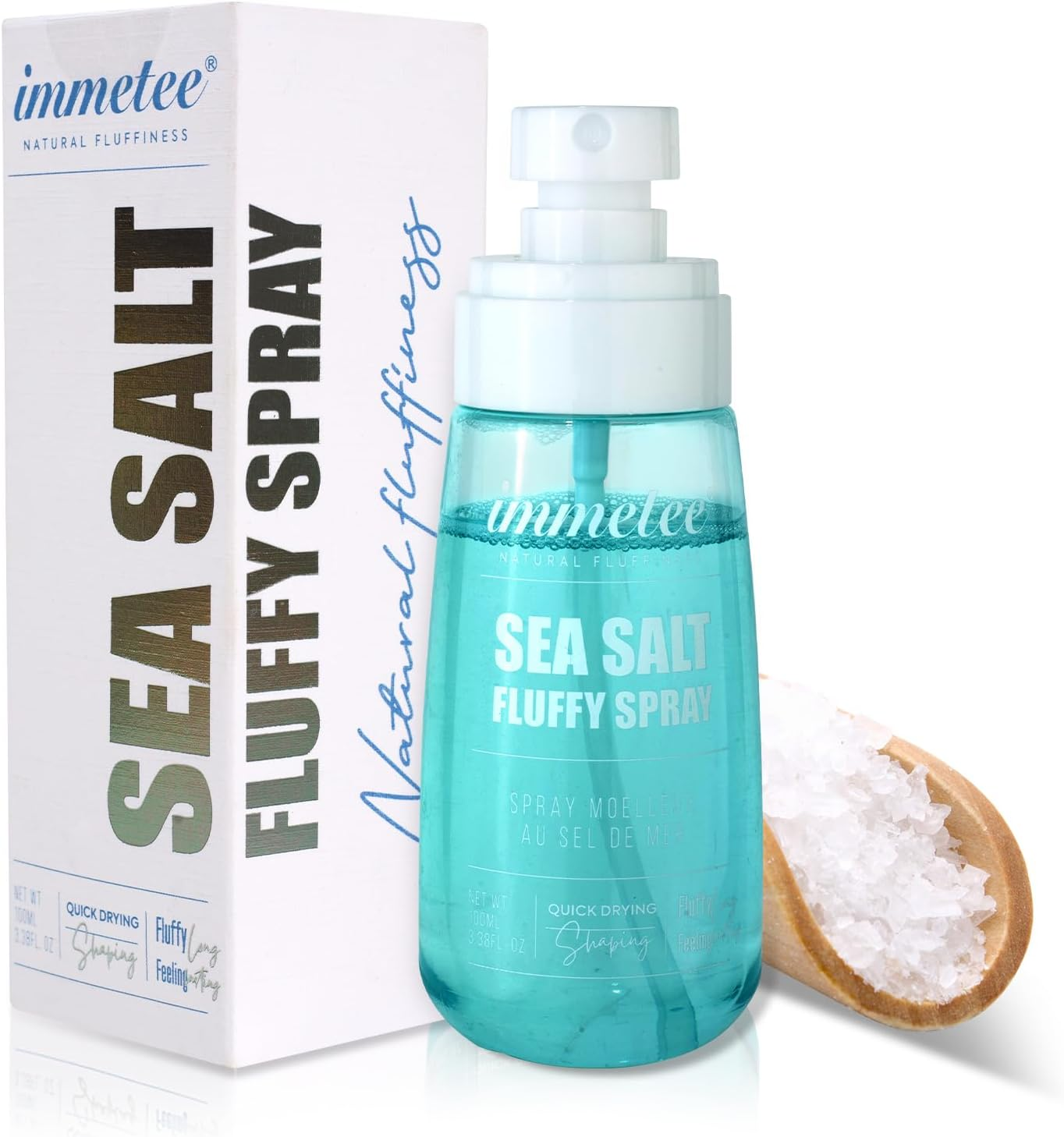 Immetee Hair Volumizing Spray, Double the Hair Volume, Keep Your Hair Soft & Fluffy All Day Long, Spray Volume Texture Styling for Men and Women 100Ml/3.38 Fl Oz image number 6