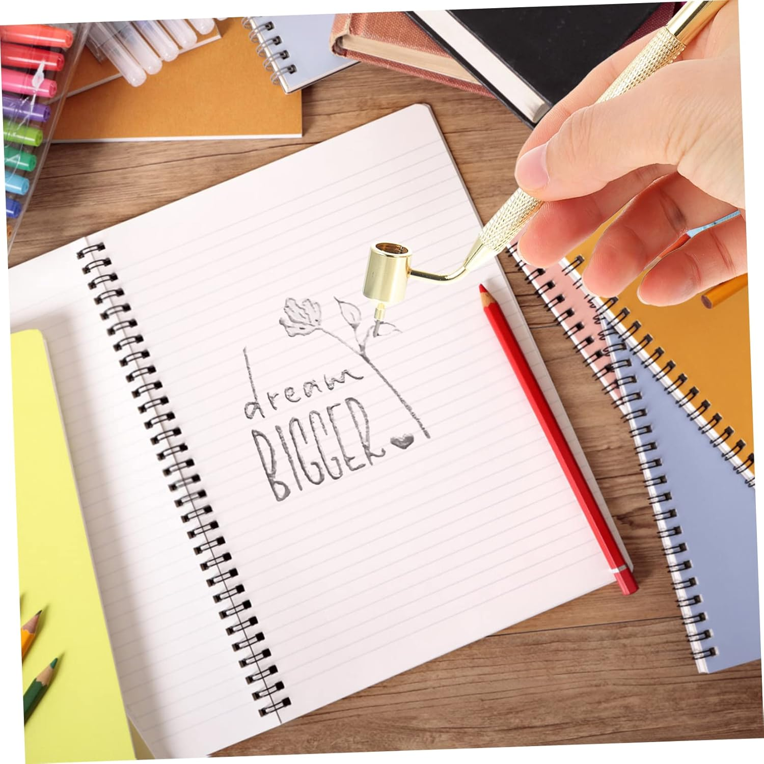 LALAFINA Fluid Writer Pen Fine Line Paint-Mending Pen for DIY Crafts and Detailed Painting