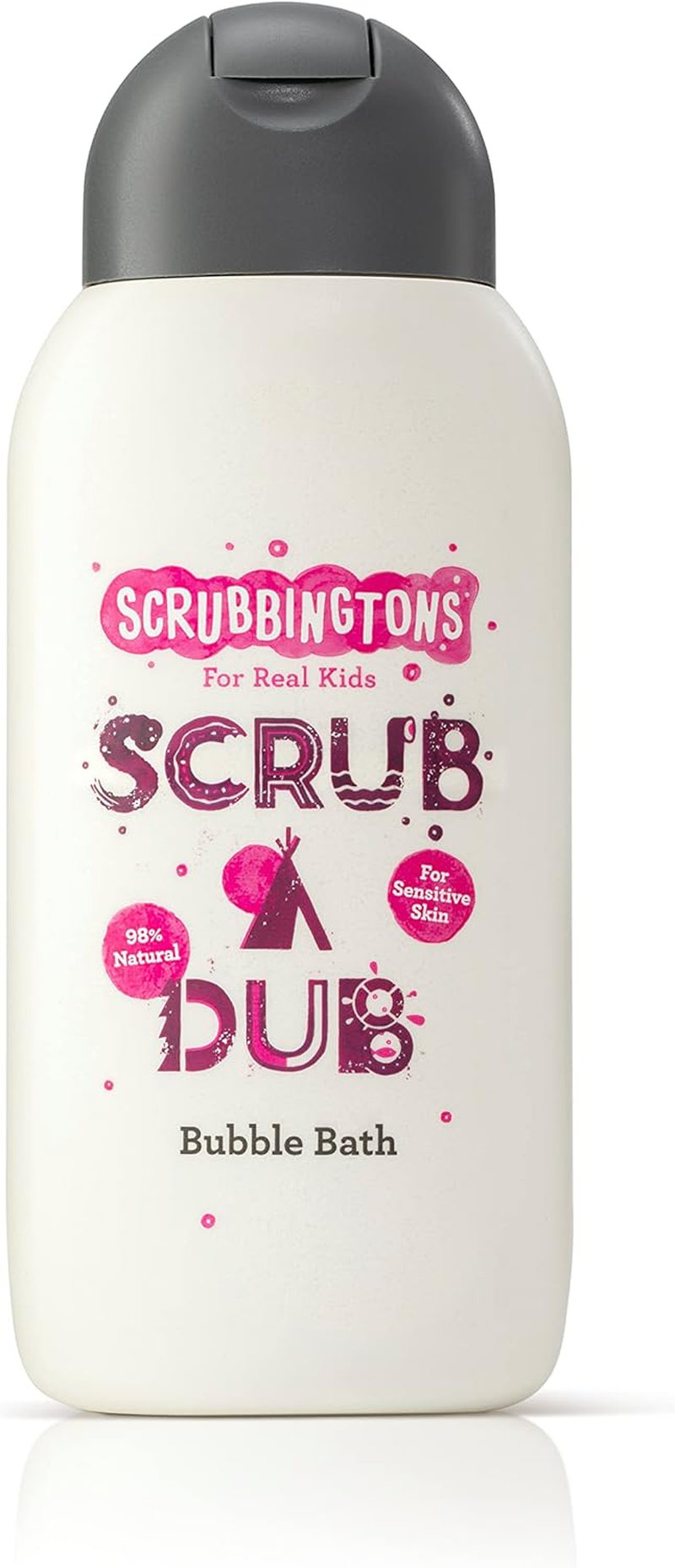 Scrubbingtons Scrub a Dub Cotton Soft Bubble Bath for Kids Cotton Extract & Aloe Vera for Sensitive Skin 1 X 250Ml image number 2