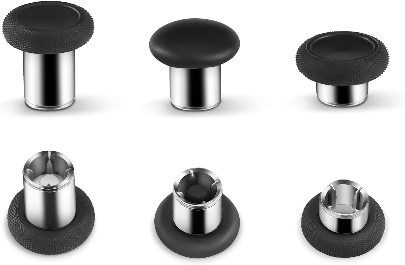 TOMSIN Replacement Thumbsticks for Xbox Elite 1 Controller,6 in 1 Swap Magnetic Joysticks for Xbox One Elite Controller Series 1(Only Fit for Model 1698,NOT for Elite 2 Controller)