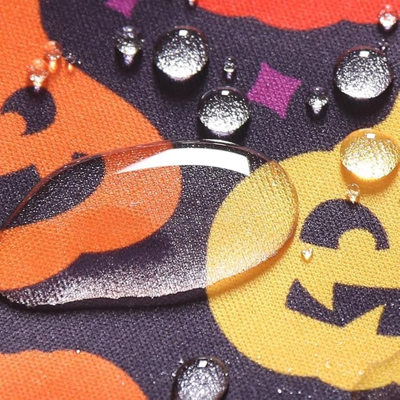 Miners2000 Halloween Wet Dry Bags for Baby Cloth Diapers - Waterproof Reusable Washable Travel Bags, Gym Bag, Pool, Daycare Soiled Baby Items Yoga Gym Bag for Swimsuits Wet Clothes (Black) - Ghost image number 6