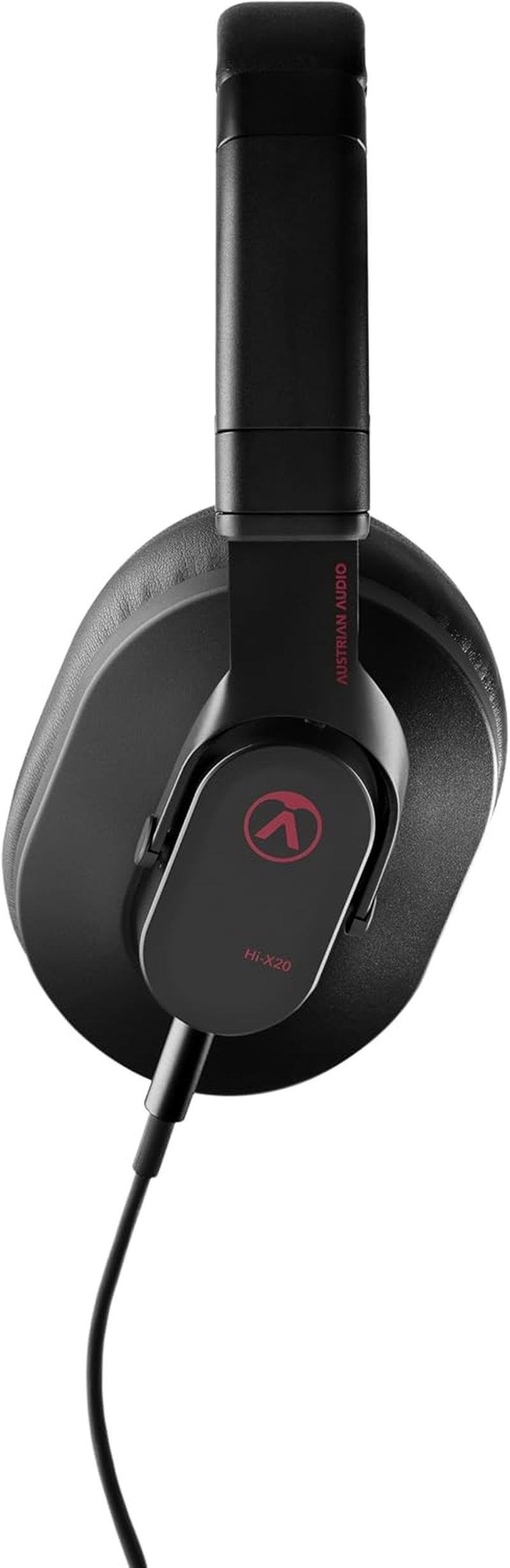 Austrian Audio Hi-X20 over Ear Headphones, Professional Wired Headphones (Closed Design, Hi-X Driver, Memory Foam Ear Pads, Foldable Design, Detachable Cable, Precise Sound) - Black image number 1