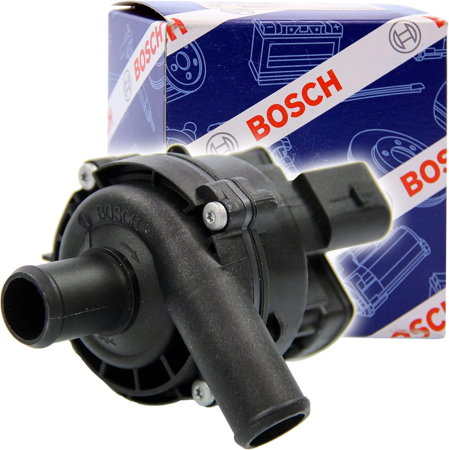 BOSCH 0392023004 Electric Water Pump - Compatible with Select Mercedes-Benz B, C, CLA, CLS, E, GL, GLA, GLC, GLK, ML, R, S, SLC, SLK, SLS (200, 250, 280, 300, 320, 350, 400, 450, 500, 550, 600) + More image number 3