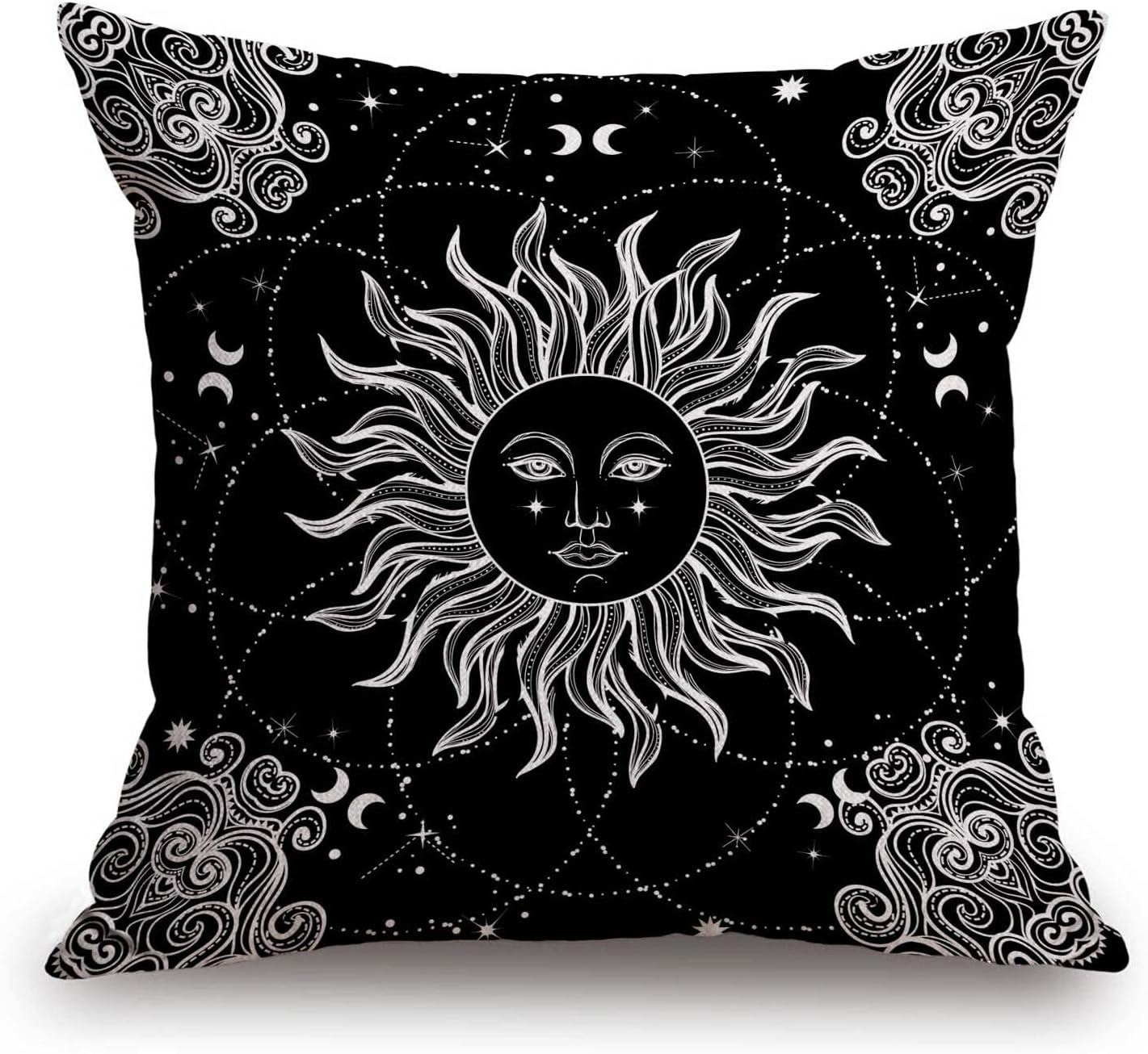 TSSOHU Throw Pillow Cover Mandarins Oranges Summer Fruits Decorative Throw Pillow Case Square 18" X 18" Home Couch Bed Pillowcase