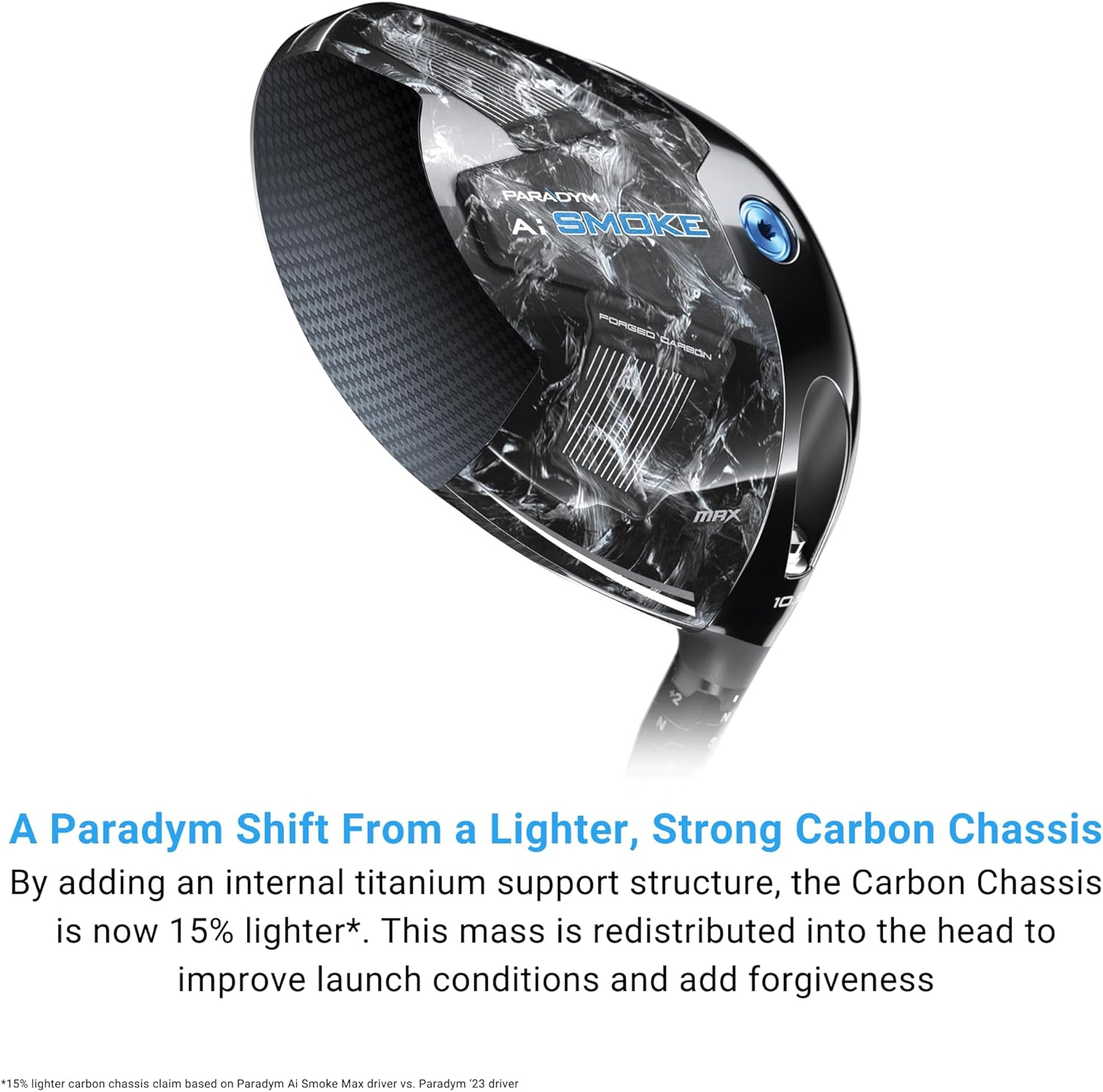 Callaway Golf Paradym AI Smoke Max Driver (Right Hand, 10.5 Degree, Regular) image number 2