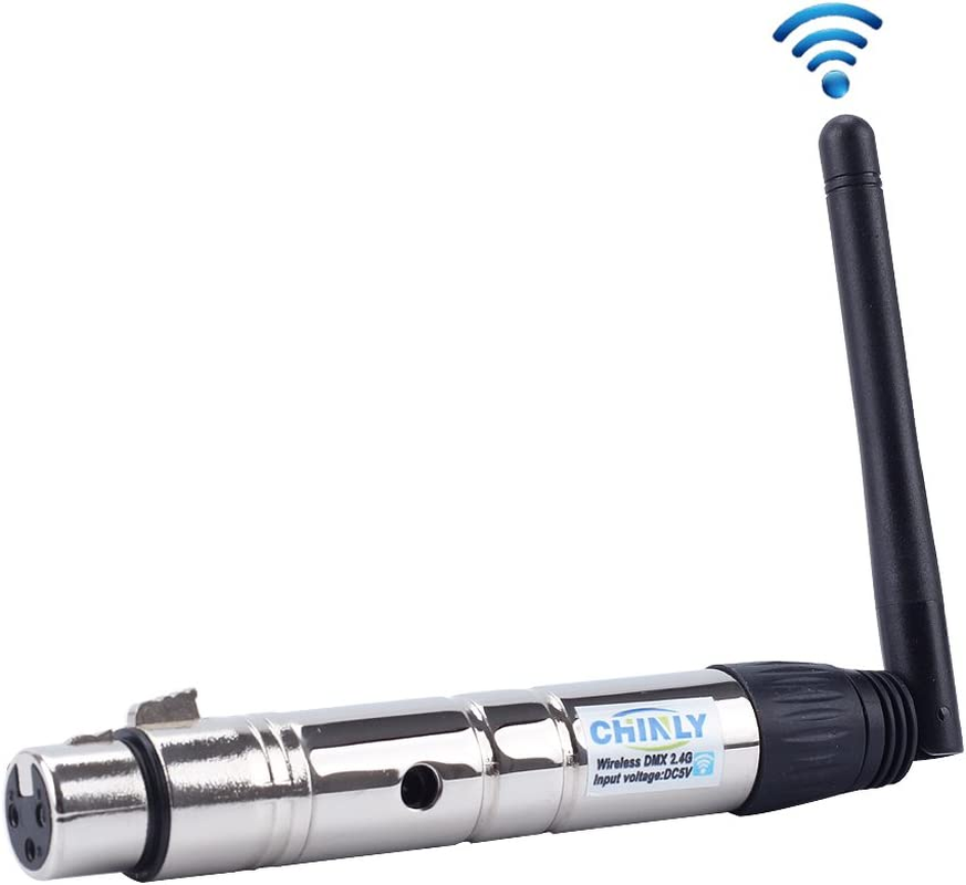 CHINLY DMX 512 DMX Dfi DJ 2.4G Wireless 1 Transmitter Controller for LED Stage Par Party Light