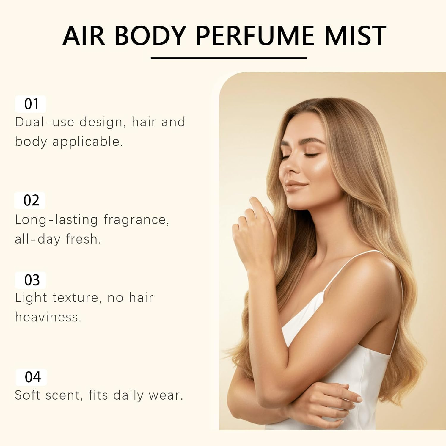 Velvet Vanilla Fragrance Mist &ndash; Soft & Long-Lasting Body Spray for Everyday Freshness (3Pcs) - 1Pcs image number 4