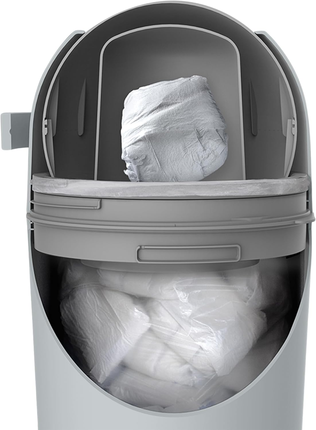 Aster Nappy Bin. Grey image number 1