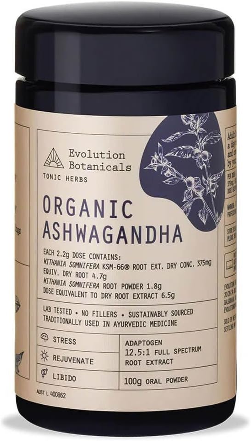 EVOLUTION BOTANICALS Ashwagandha Tonic Herbs 100G