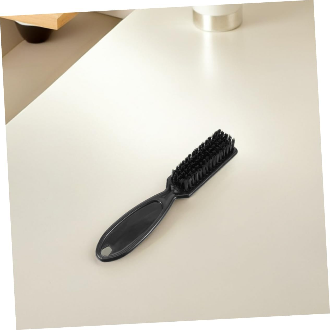 Minkissy Nylon Fade Styling Brush Barber Hair Cleaning Brush Taper Styling Tool image number 5