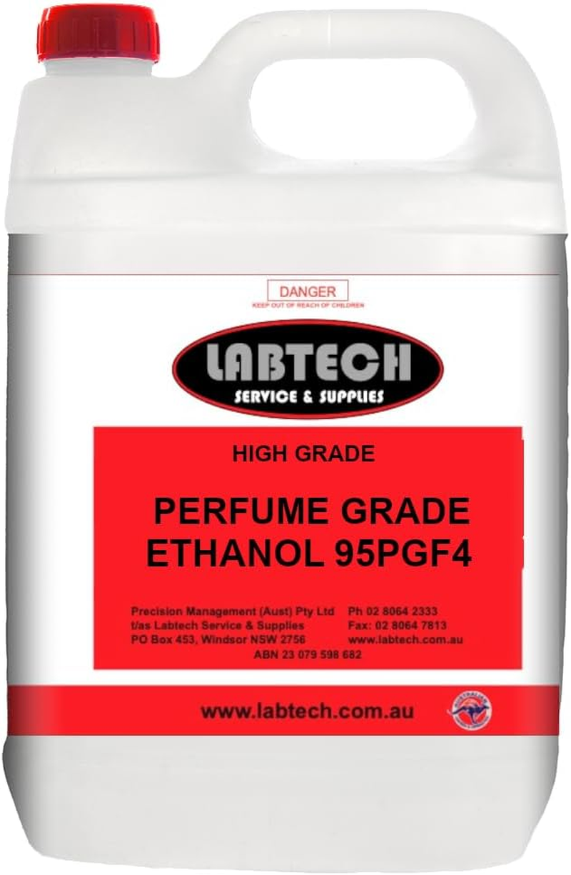 Perfume Grade Ethanol 95PGF4, 5 Litres, for Professional Use in Perfumery and Cosmetics