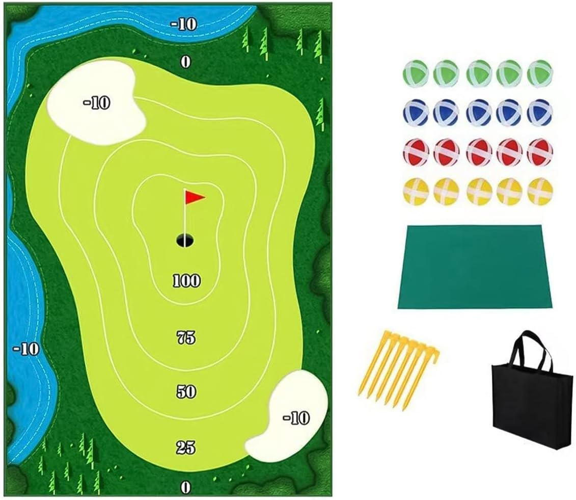 Namvo Set for Full Swing Sports, Golf Chip off Challenge Chip and Stick Game, Battle Royale Golf Game with Premium Golf Chipping Mat, Sticky Balls - Indoor and Outdoor Play image number 3