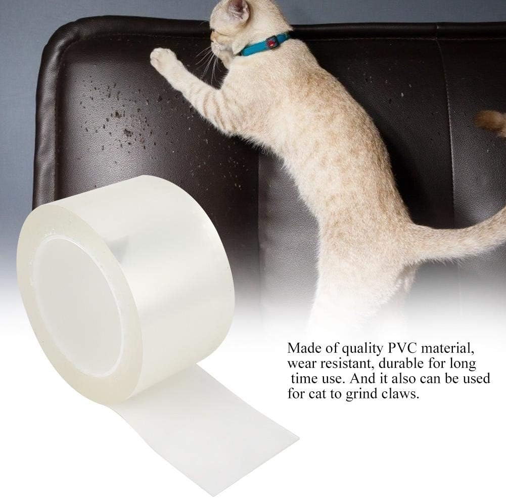 EVTSCAN Sofa Protective Sticker Quality PVC Anti-Scratch Pet Cat Guard Sticker Corner Protective Furniture Sofa(L)