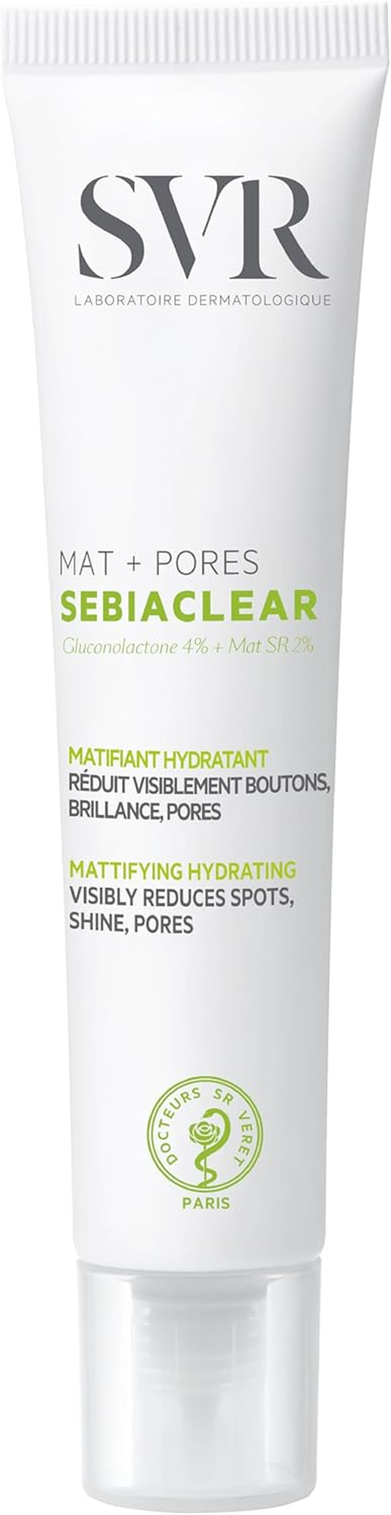 SVR Sebiaclear Mat+Pores Sebium-Regulating Anti-Enlarged-Pore Mattifying Care Cream 40 Ml by LABORATOIRES SVR image number 3
