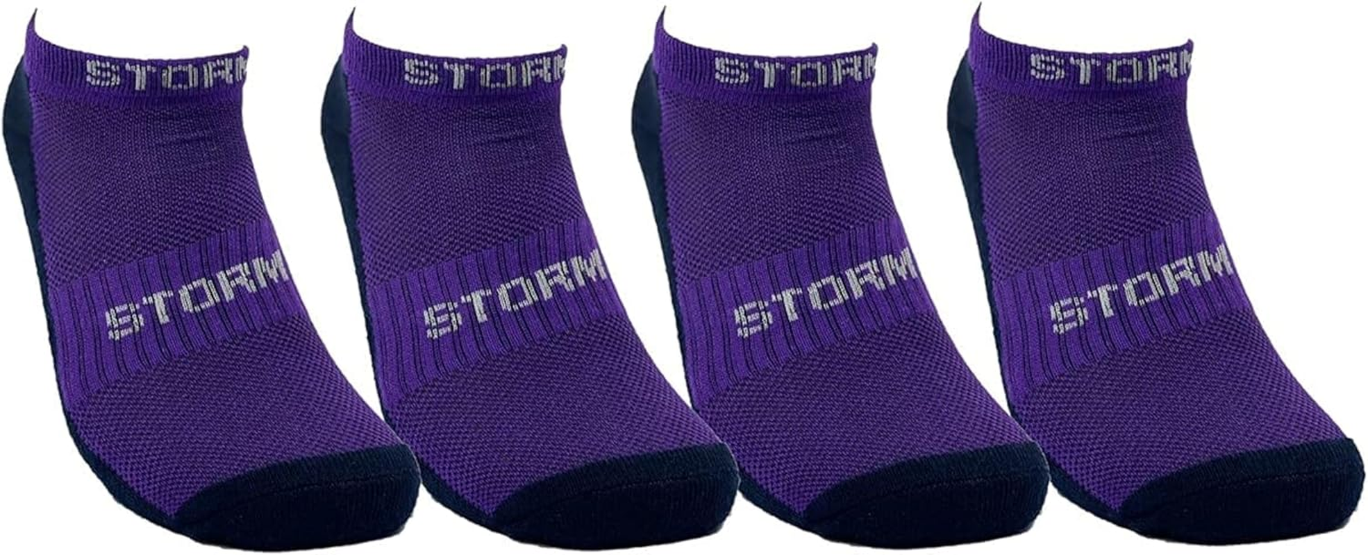 NRL Melbourne Storm High Performance Sport Ankle Supporter Socks | National Rugby League | Men'S Sizes 4Pr image number 1
