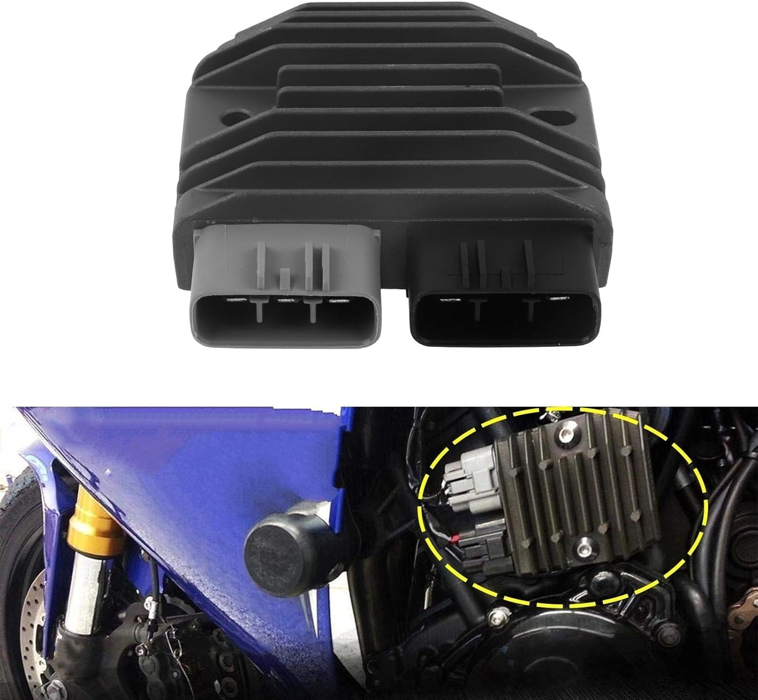 Rectifier Parts Motorcycle Voltage Regulator Rectifier for C 600 Sport 2011 2012 C 650 GT 2011-2012 S 1000 RR 2008 2009 2010 2011 2012 image number 2