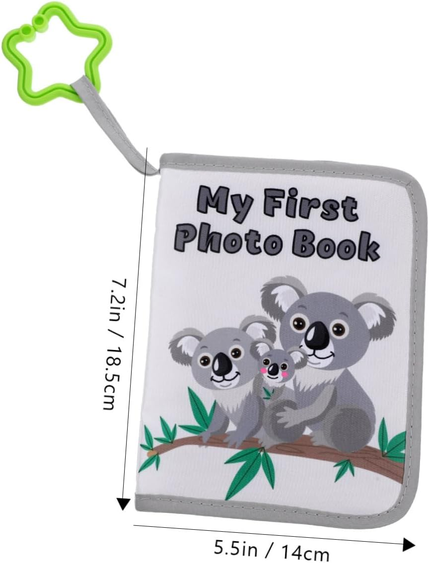 AOKWAWALIY Baby Album Baby Memo- Book My First Photo Album for Baby Dinosaur Picture Album Toys Cloth Photo Album Year Baby Cloth Albums Baby Cloth Photo Book Child Commemorate Decorate Pvc image number 2