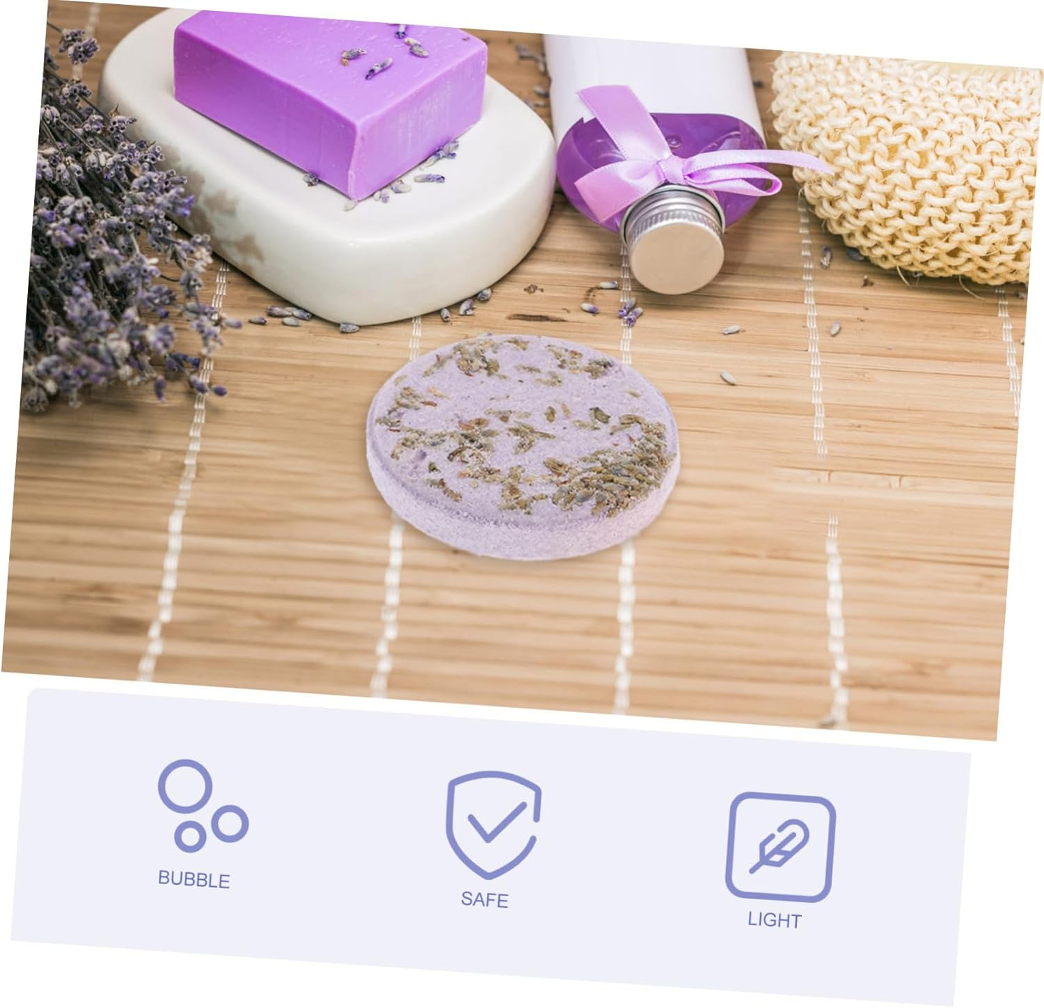 Healeved Aromatherapy Steam Sheets 6Pcs Jasmine Mint Lavender Orange Sea Rose 45G Each Relaxing Bathing Experience For