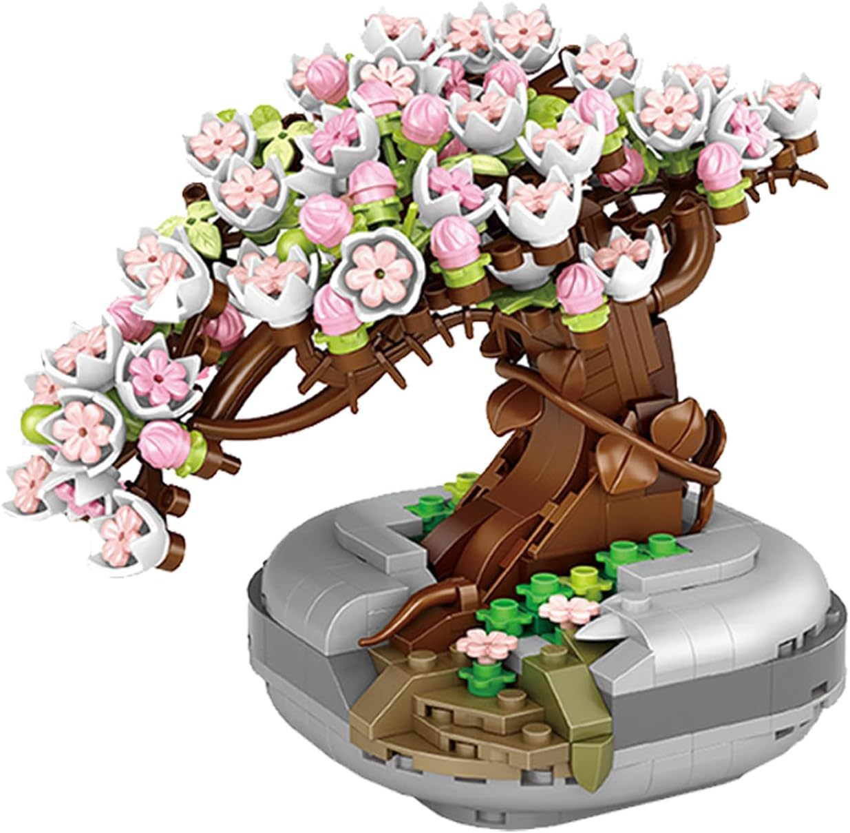 Cherry Blossom Bonsai Tree Building Set &ndash; 426Pcs Botanical Mini Model Kit, Flowers Sakura Botanical Mini Building Kit, Collection Toys Gifts image number 5