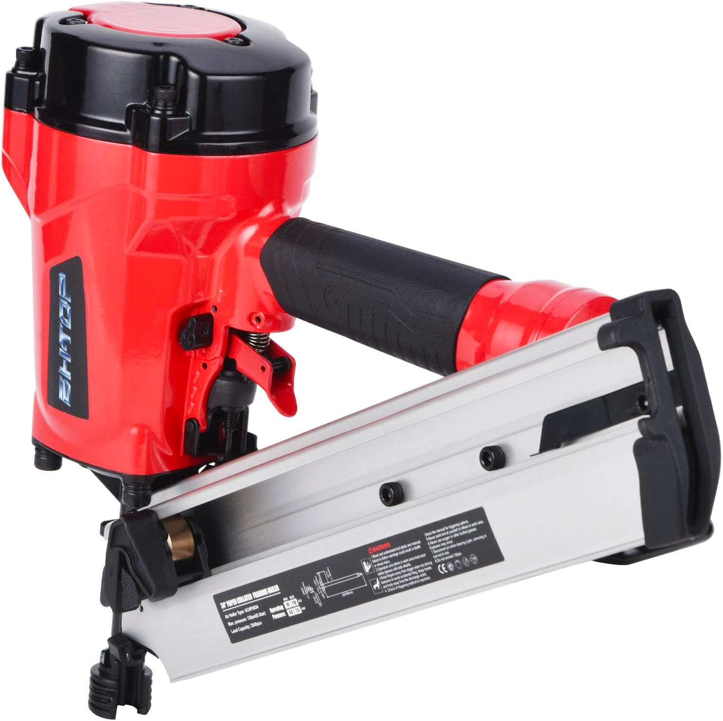 BHTOP 9034 Framing Nailer 34 Degree 3-1/2" with Depth Adjustment Professional Air Nail Gun image number 2