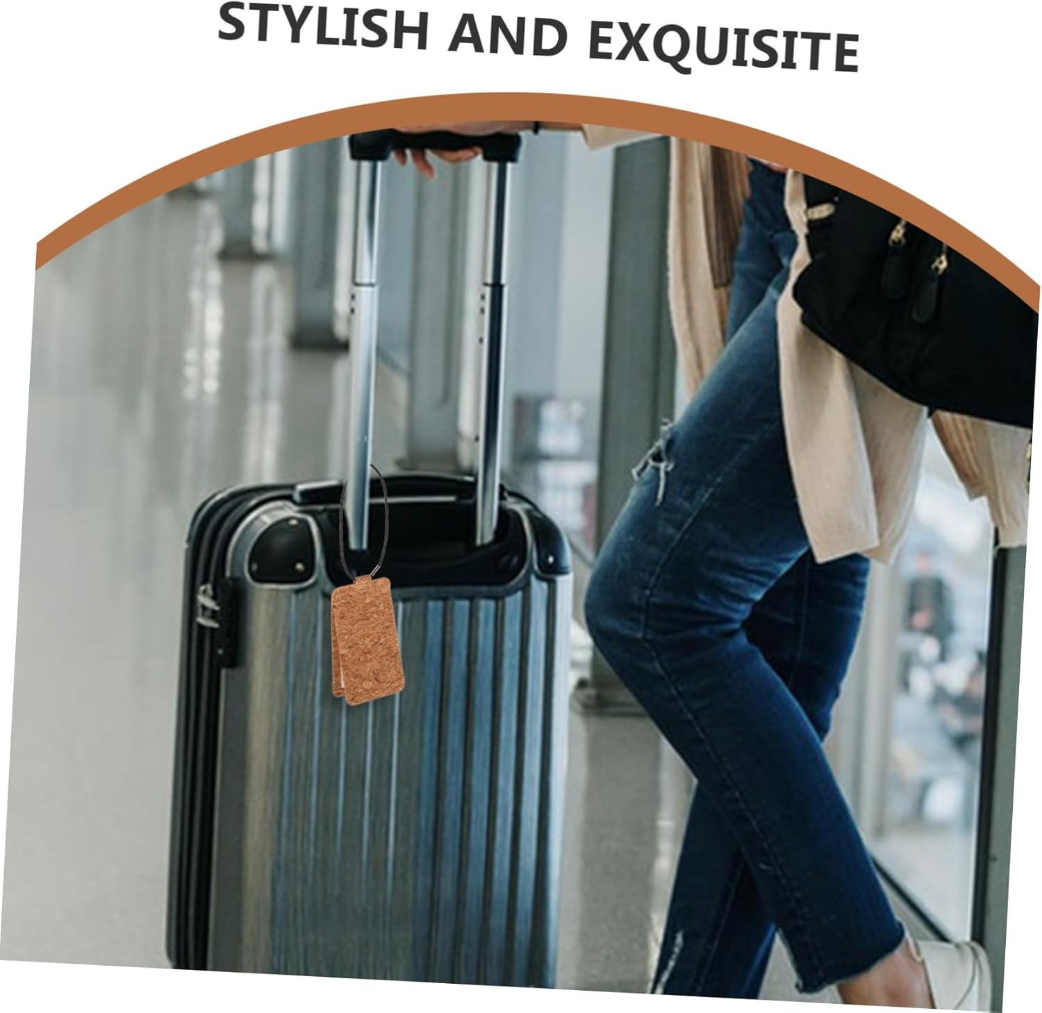 DEARMAMY 4Pcs Luggage Tags for Suitcases Carnival Cruise Baggage Id Cards Travel Tag Holders image number 5