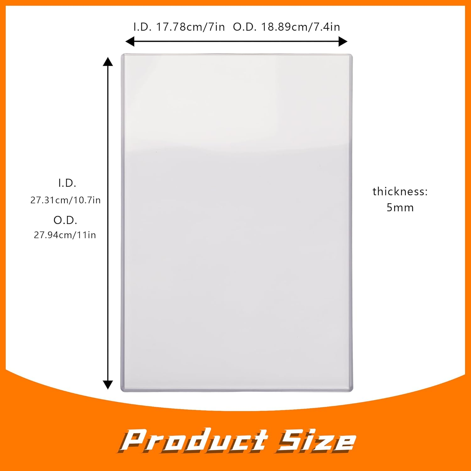 BEELUCK Comic Book Top Loaders, 10 Pack Comic Book Protector Hard Case Clear PVC Comic Book Display for Silver Age and Current Comics