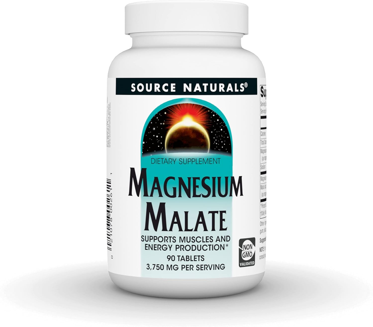 Source Naturals Magnesium Malate 1250Mg 90 Tablets image number 1