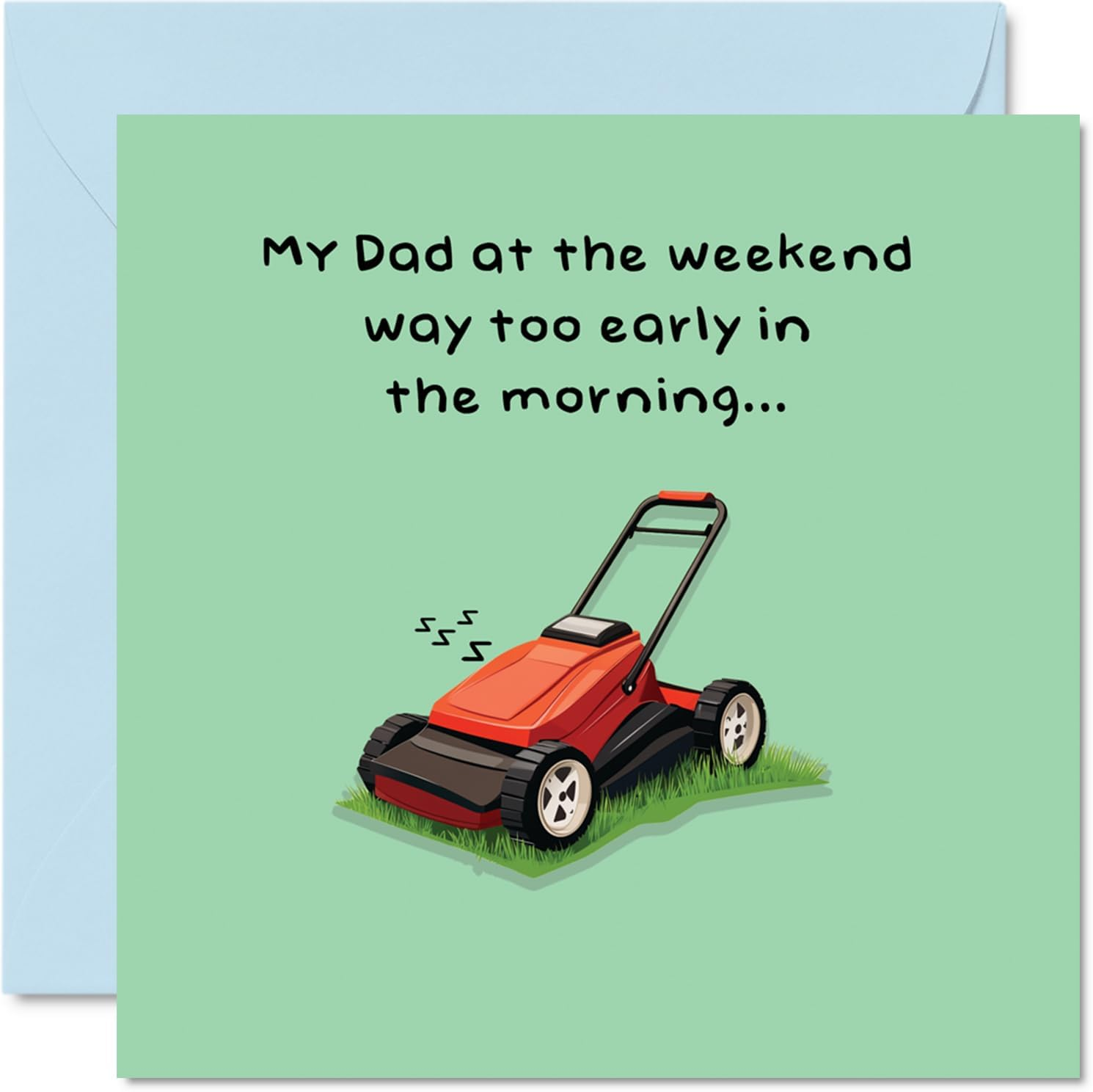 Dad Fathers Day Card - Dad Knows Everything - Happy Birthday Card for Father from Son Daughter, 145Mm X 145Mm Birthday Bday Greeting Cards