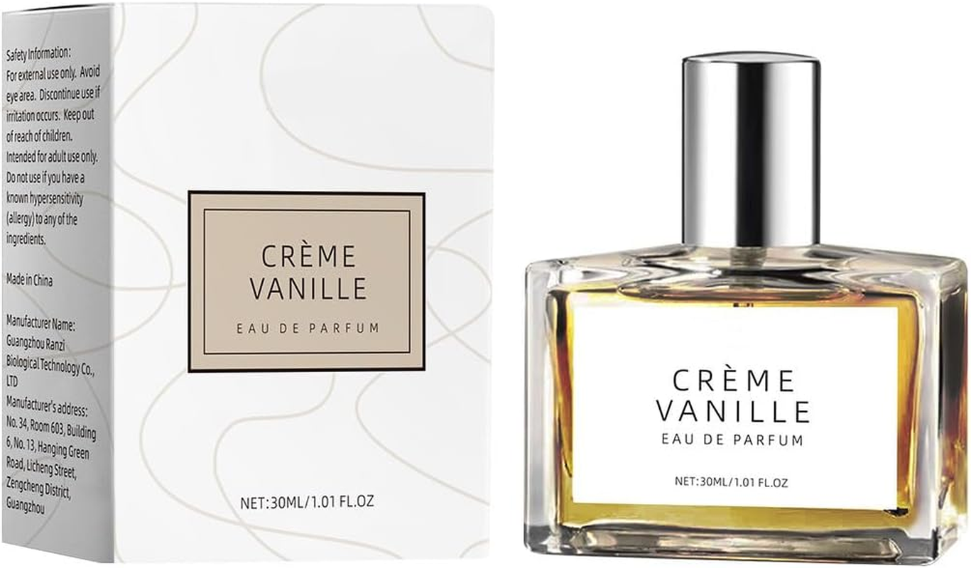 Cr&egrave;me Vanille Eau De Parfum 30Ml /1.01 FL.OZ| Alcohol-Free Vanilla Cream Perfume Spray | Long Lasting Sweet Gourmand Fragrance for Women | Cosy & Comforting Scent-Rzxs0062 (Vanilla Cream) image number 3