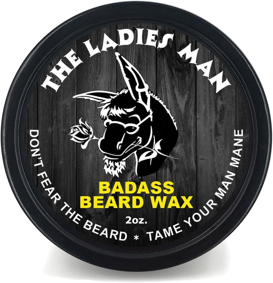Badass Beard Care Beard Wax for Men - El Burrista Scent 2 Oz - Softens Beard Hair Leaves Your Beard Looking and Feeling More Dense image number 4