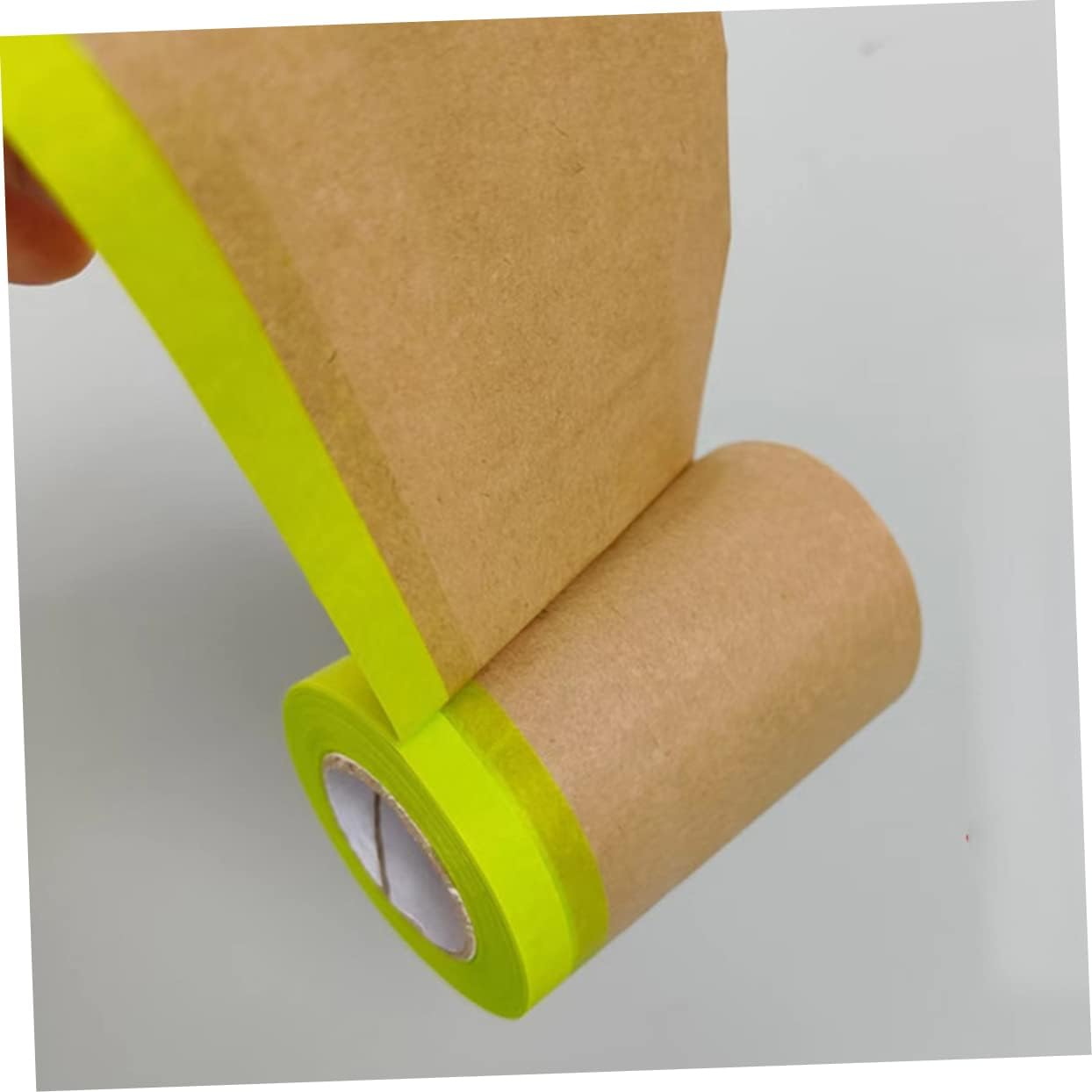 OSALADI 2Rolls Green Masking Protective Paper for Car Furniture Painting Meters image number 4