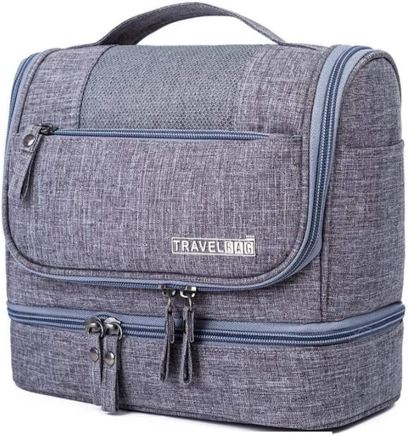 CYBERNOVA Toiletry Bag, Well Divided Toiletry Bag for Travel, Waterproof Cosmetic Organizer Large Kit, Accessories Mesh Pockets, Compact Toiletry Bag Perfect for Men and Women (Purple)