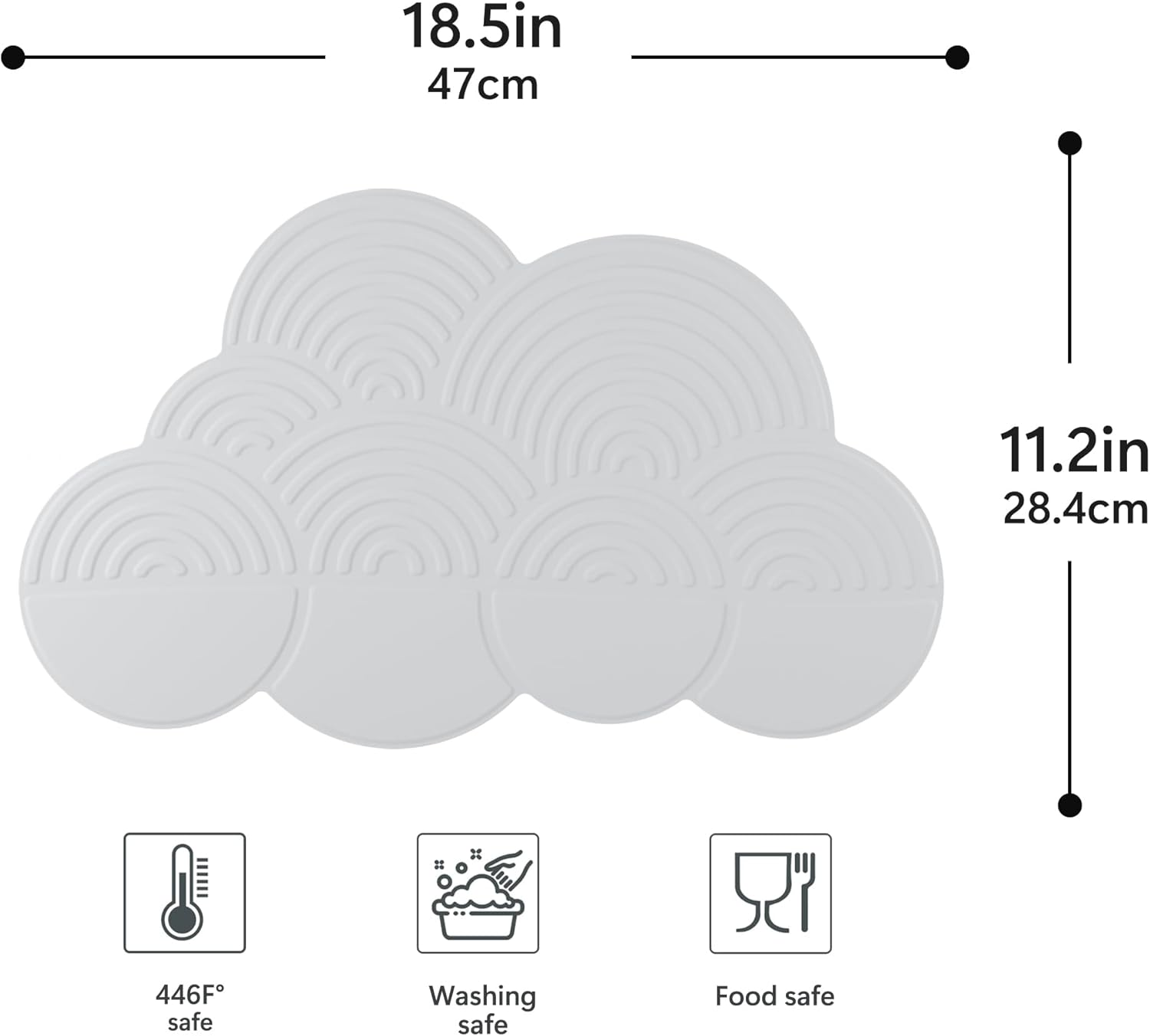 Li&Zhao Dish Drying Mats for Kitchen Counter - Dish Mat Drying Kitchen Mat Silicone Drying Mat Silicone Mats Dish Rack Mat Dish Drainer Mat image number 4