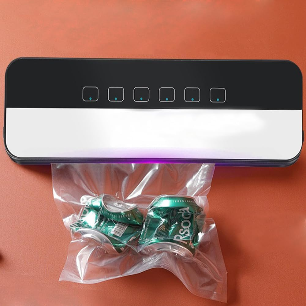 HPAMR Automatic Sealing Machine, Vacuum Sealer Machine, Household Food Preservation Machine Compression, Dry and Wet Dual-Purpose Small Fresh-Keeping Sealing Machine for Food save and Storage image number 3